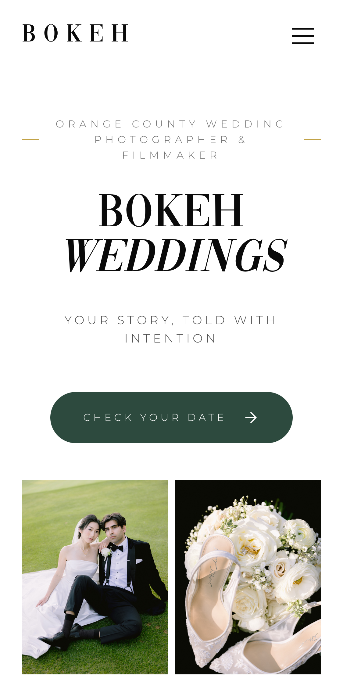 Bokeh Weddings mobile