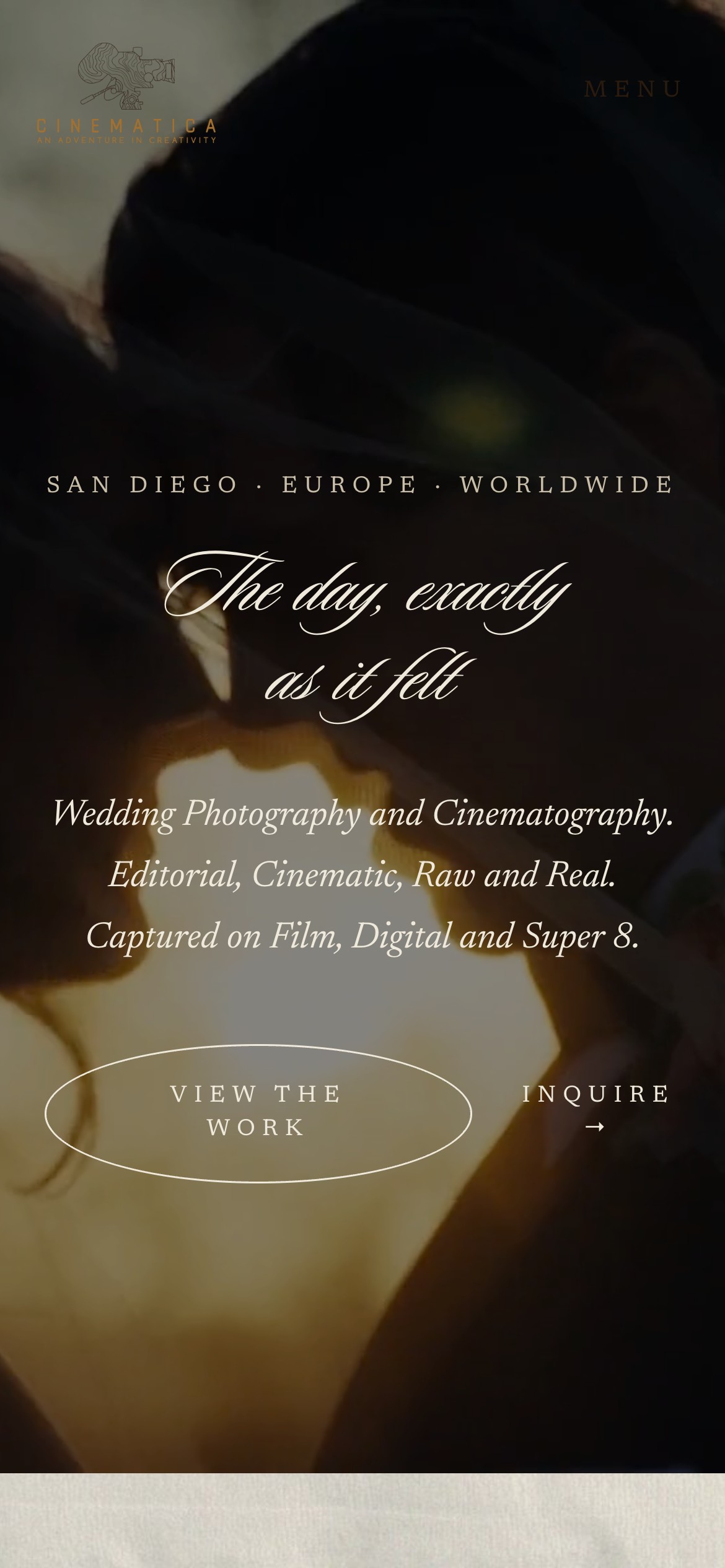 Cinematica Weddings mobile